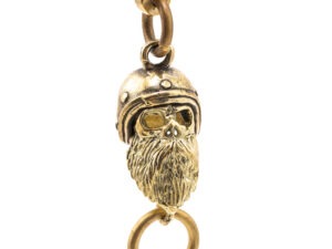 Porta-Chaves Skull Beard With Helmet