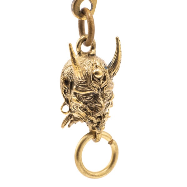 brass_keyring_japanese_demon