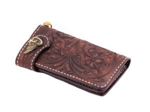 Carteira Long Engraved Brown