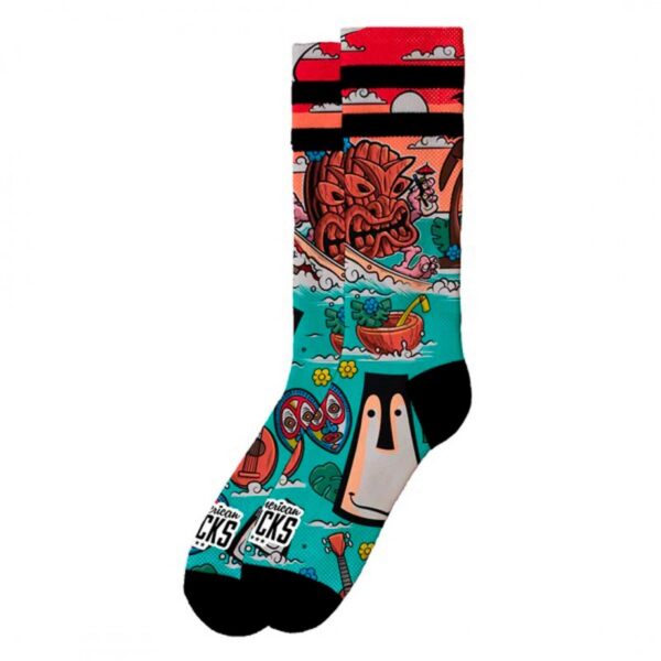 meias-american-socks-tiki-surf-mid-high